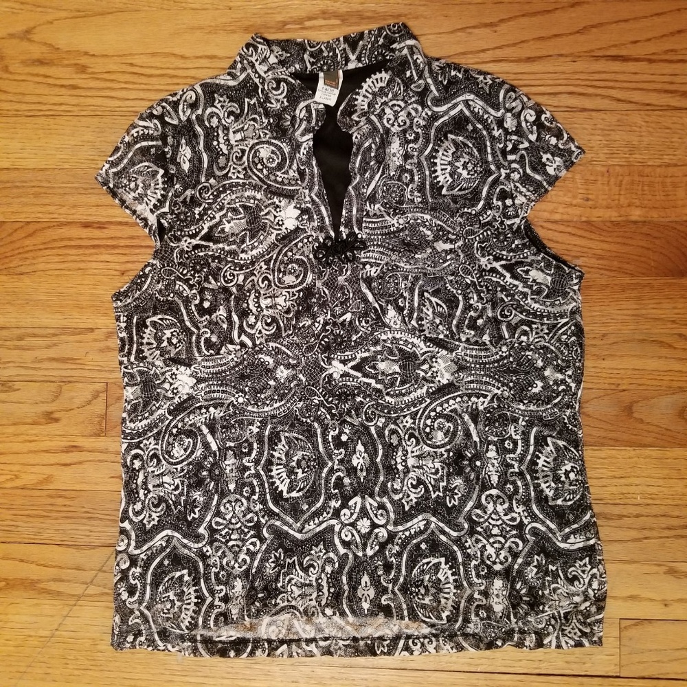 Sere Nade New York Woman Black/White Blouse XL